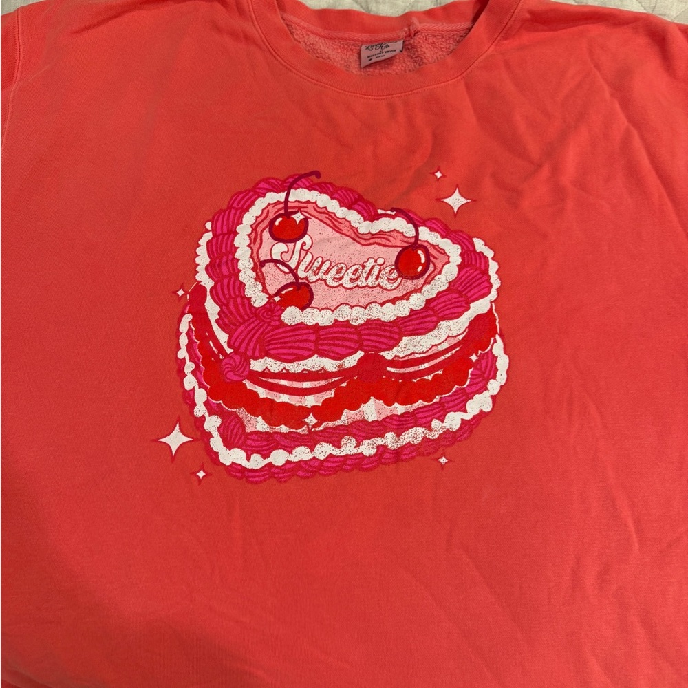Living Fully Sweetie Heart Cake Sweatshirt